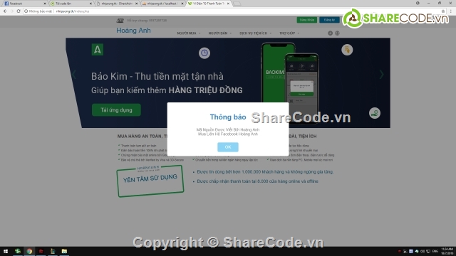 Code website ví điện tử,Website Ví Điện Tử Bảo Kim,webiste ví baokim.vn,ghach,the,tu